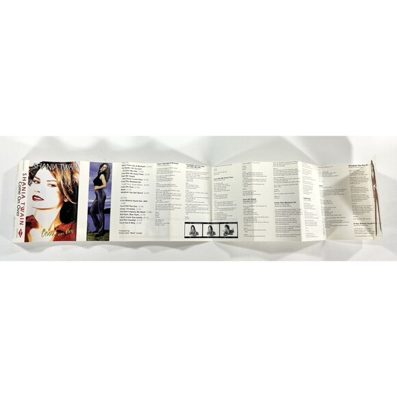 Come on Over by Shania Twain Vintage Cassette Tape Nov-1997 Mercury Tested - Picture 9 of 10